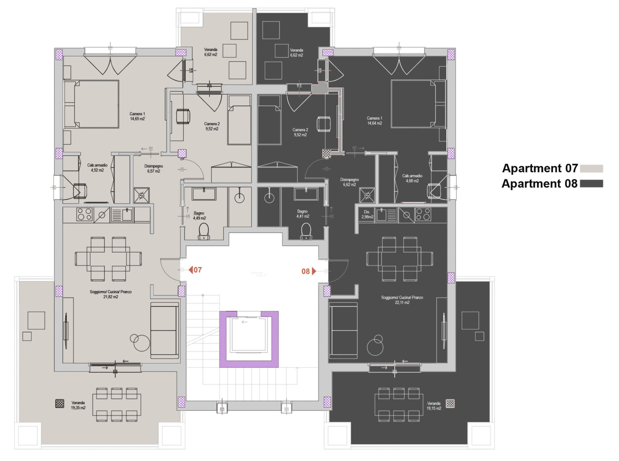 AZULIS Apartments #7 - Floor Plan